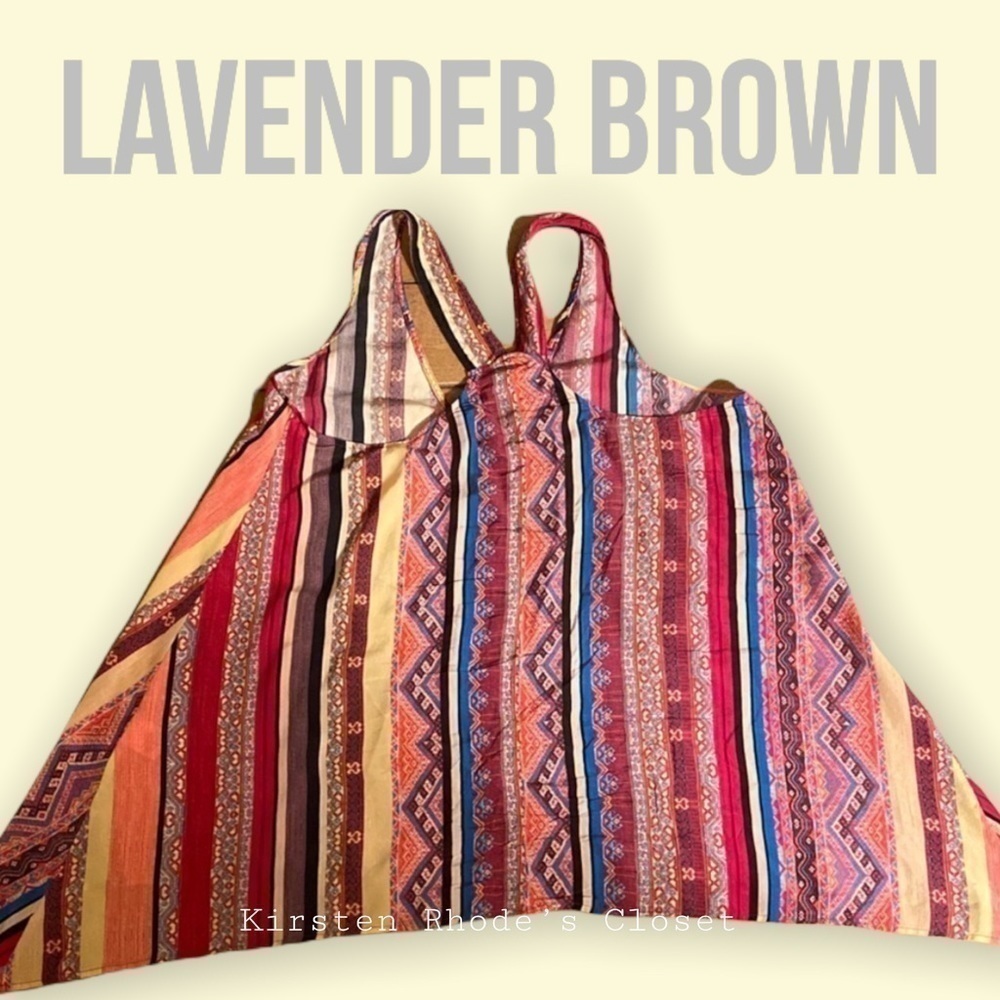 Lavender Brown top​​​​​​